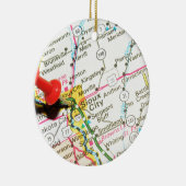 Sioux City, Iowa Keramisch Ornament (Rechts)