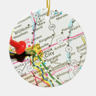 Sioux City, Iowa Keramisch Ornament