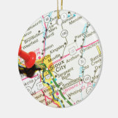 Sioux City, Iowa Keramisch Ornament (Links)