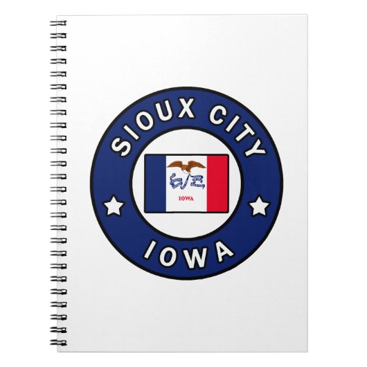 Sioux City Iowa Notitieboek (Voorkant)