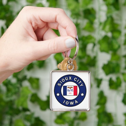 Sioux City Iowa Sleutelhanger (Hand)
