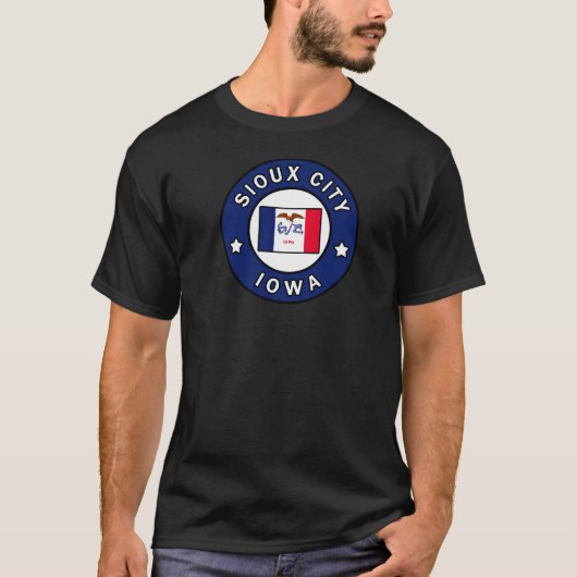 Sioux City Iowa T-shirt (Voorkant)