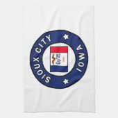 Sioux City Iowa Theedoek (Verticaal)