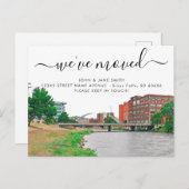 Sioux Herfst Verplaatsend Aankondiging Briefkaart (Voorkant / Achterkant)