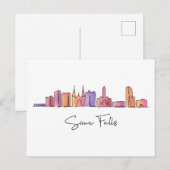 Sioux Herfst ZUID-DAKOTA Briefkaart (Voorkant / Achterkant)