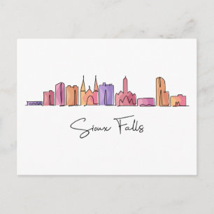 Sioux Herfst ZUID-DAKOTA Briefkaart