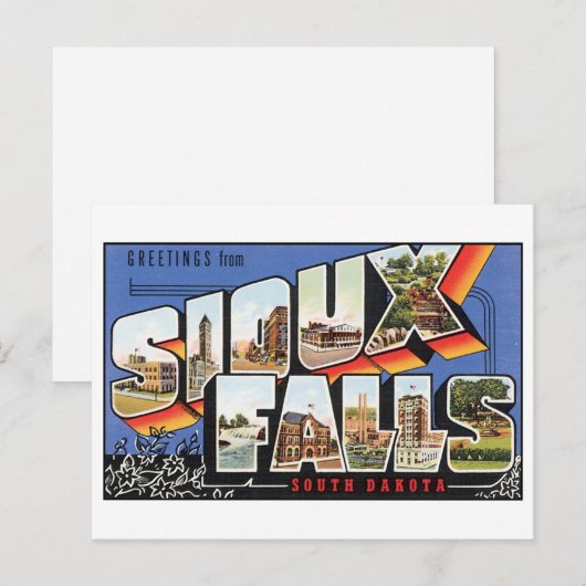 Sioux-Herfsten, SD-Briefkaart Briefkaart (Voorkant / Achterkant)