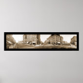 Sioux Herfsten SD Streets Foto 1907 Poster (Voorkant)