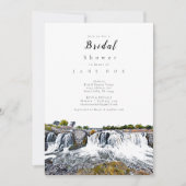 Sioux Herfsten Skyline Bridal Shower Uitnodiging (Voorkant)