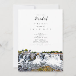 Sioux Herfsten Skyline Bridal Shower Uitnodiging
