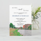 Sioux Herfsten Skyline Housewarming Invitation Save The Date (Staand voorkant)