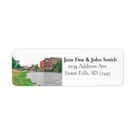 Sioux Herfsten skyline Return Address Labels