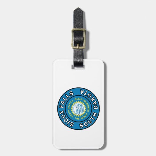 Sioux Herfsten South Dakota Bagagelabel (Voorkant verticaal)