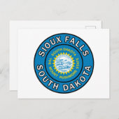 Sioux Herfsten South Dakota Briefkaart (Voorkant / Achterkant)