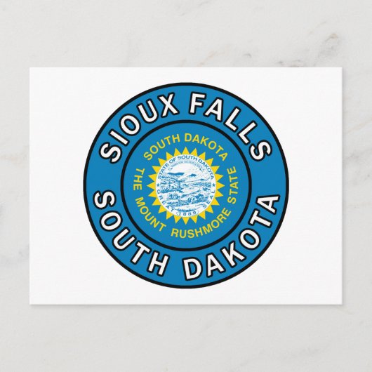 Sioux Herfsten South Dakota Briefkaart (Voorkant)