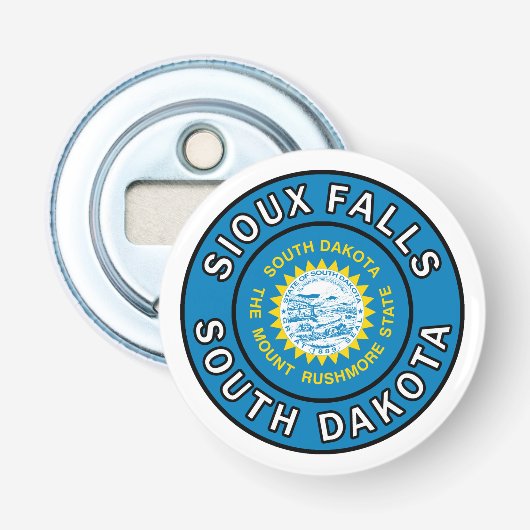 Sioux Herfsten South Dakota Button Flesopener (Voorkant)