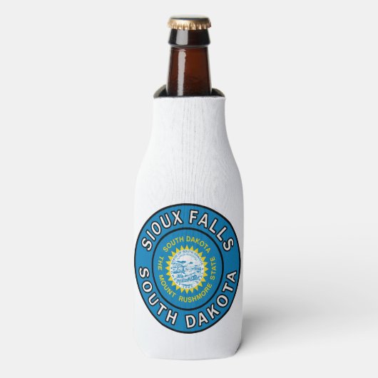 Sioux Herfsten South Dakota Flesjeskoeler (Fles Voorkant)