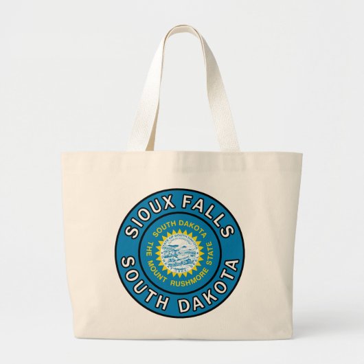 Sioux Herfsten South Dakota Grote Tote Bag (Voorkant)