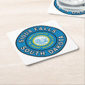 Sioux Herfsten South Dakota Kartonnen Onderzetters (Schuin)