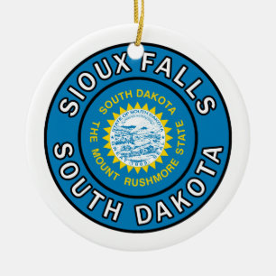 Sioux Herfsten South Dakota Keramisch Ornament