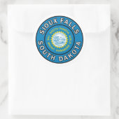 Sioux Herfsten South Dakota Ronde Sticker (Tas)