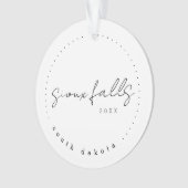 Sioux Herfsten, South Dakota SD Travel Verenigde S Ornament (voorkant)