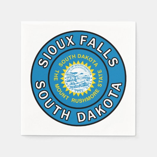Sioux Herfsten South Dakota Servet (Voorkant)