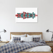 Sioux Herfsten South Dakota Skyline Canvas Afdruk (Insitu (Slaapkamer))