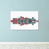 Sioux Herfsten South Dakota Skyline Canvas Afdruk (Insitu (Houten vloer))