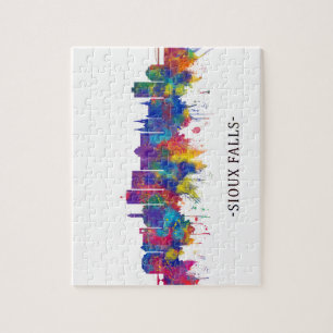 Sioux Herfsten South Dakota Skyline Legpuzzel