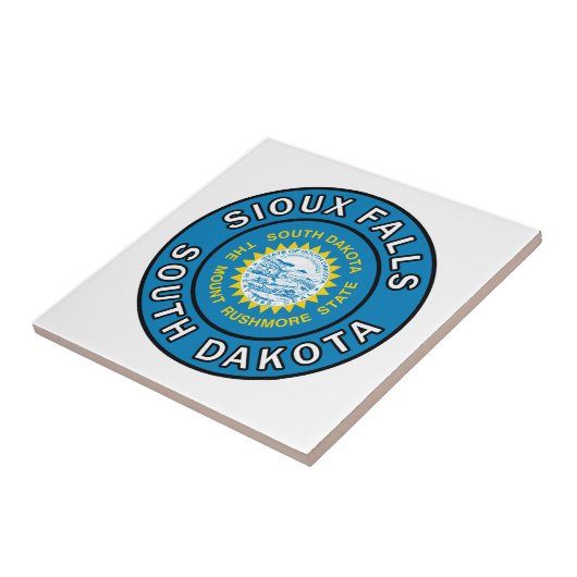 Sioux Herfsten South Dakota Tegeltje (Zijkant)