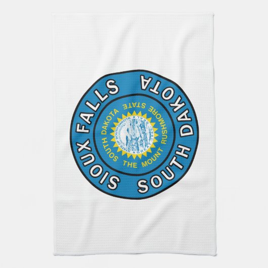 Sioux Herfsten South Dakota Theedoek (Verticaal)