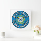 Sioux Herfsten South Dakota Vierkante Klok (Huis)
