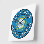 Sioux Herfsten South Dakota Vierkante Klok (Hoek)
