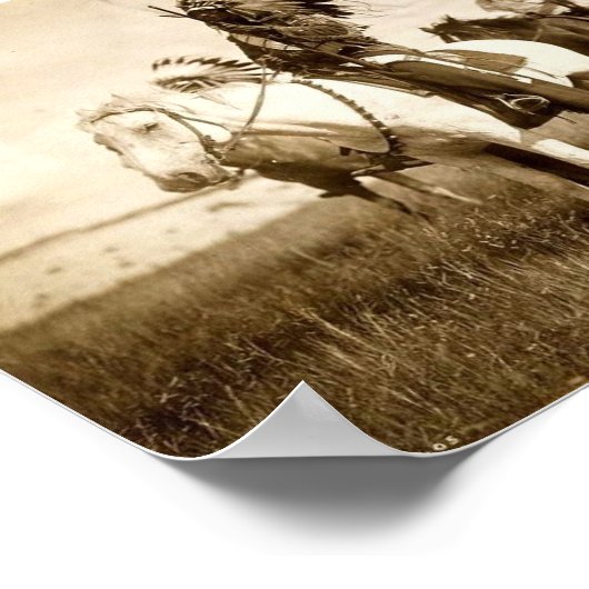 Sioux-hoofden Poster (Hoek)