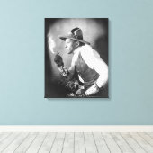 Sioux-indiaan, 1908 canvas afdruk (Insitu (Houten vloer))