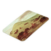 Sioux Indians jagend op buffel, 1835 (olie op doek Magneet (Linkerzijde)