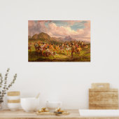 Sioux Indians - Seth Eastman Fine Art Poster (Keuken)