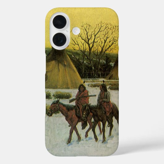 Sioux-kamp bij Wounded Knee door John Hauser Case-Mate iPhone Case (Achterkant)