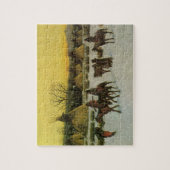 Sioux-kamp bij Wounded Knee door John Hauser Legpuzzel (Verticaal)