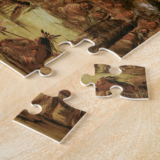 Sioux War Council Legpuzzel (Zijkant)