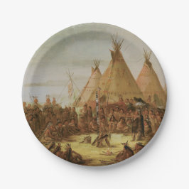 Sioux War Council Papieren Bordje