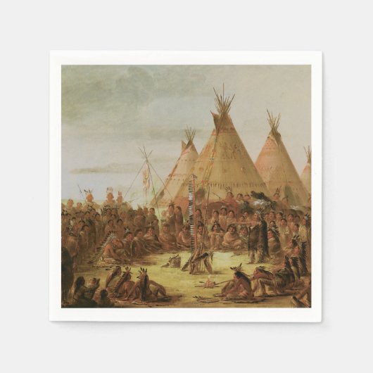 Sioux War Council Servet (Voorkant)