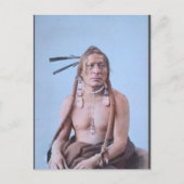Sioux Warrior (circa 1890) Briefkaart (Voorkant)