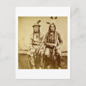 Sioux Warriors met het Herhalen van Geweren Briefkaart (Voorkant)