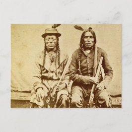 Sioux Warriors met het Herhalen van Geweren Briefkaart