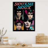 Siouxsie en de Banshees Poster (Keuken)