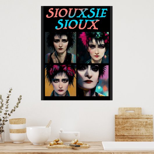 Siouxsie en de Banshees Poster (Keuken)