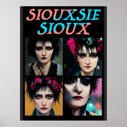 Siouxsie en de Banshees Poster (Voorkant)