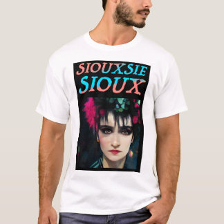 Siouxsie Sioux en de Banshees schilderden T-shirt